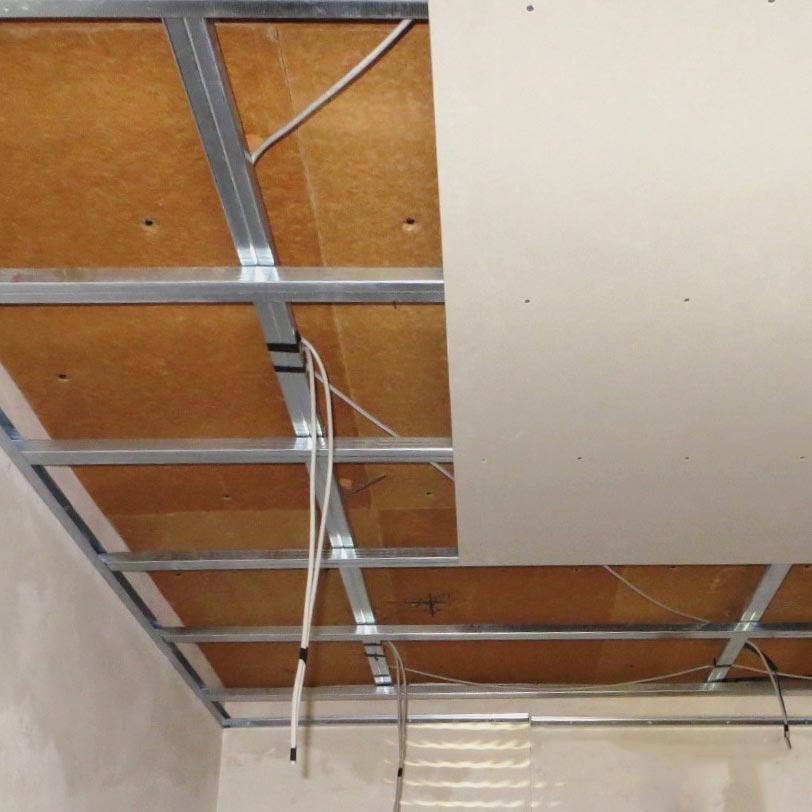 Fibra di legno CAM FiberTherm per isolamento controsoffitto